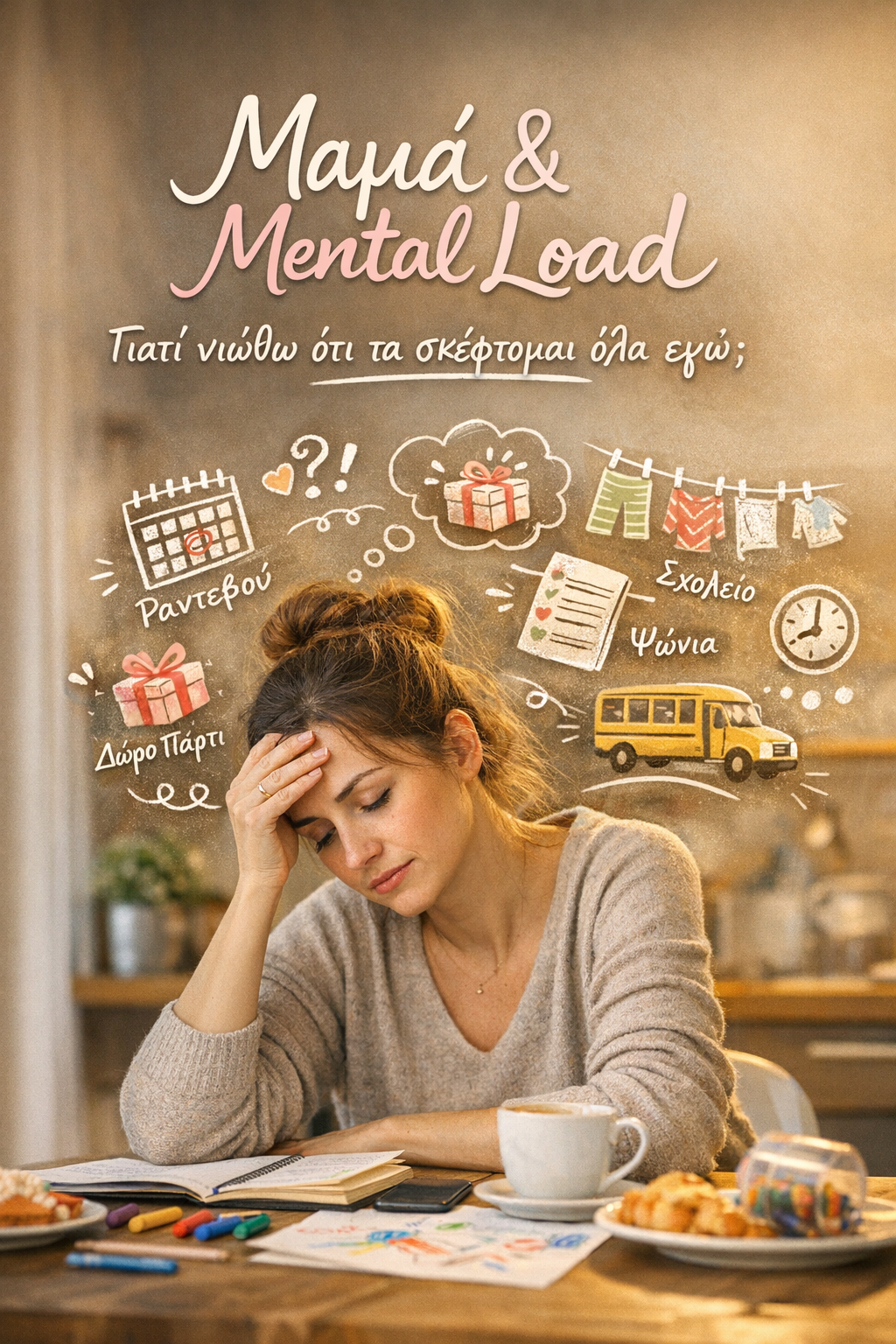 Μαμά & Mental Load: Γιατί νιώθω ότι τα σκέφτομαι όλα εγώ;